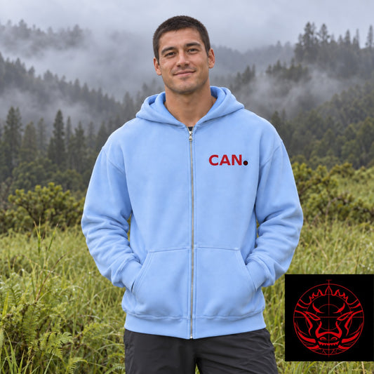 Kaua‘i Boar CAN. Zip Hoodie