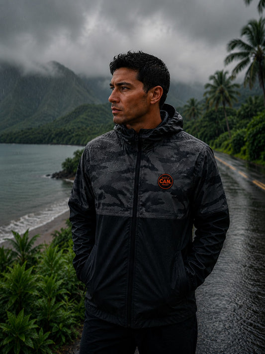 Spirit of CAN. Jacket Black Camo