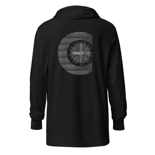 CAN. hooded long-sleeve tee