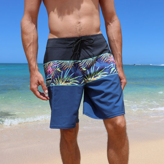 Tropical Tie-dye 19" Boardshort
