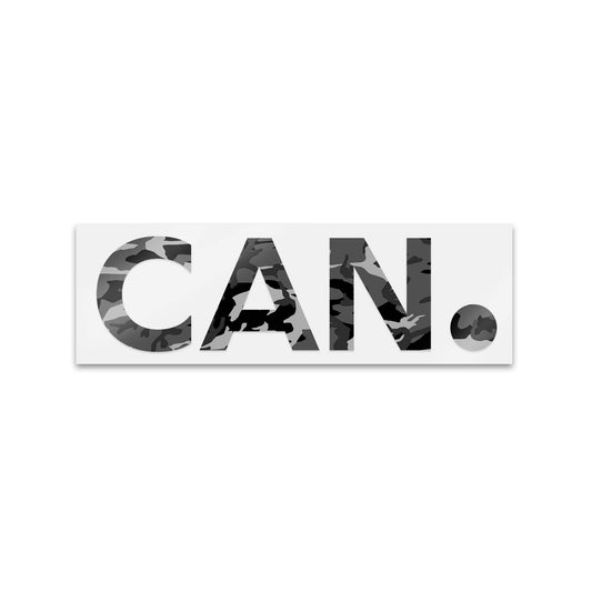 Black Camo Sticker