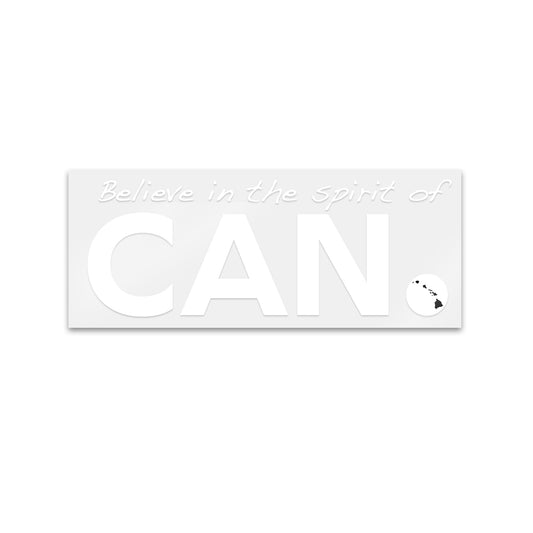 White hawaii sticker