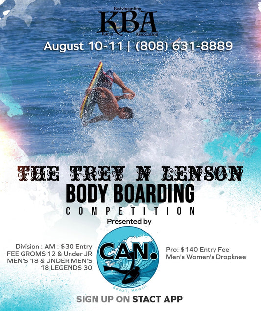 Trey N Lenson Memorial Body Boarding competition