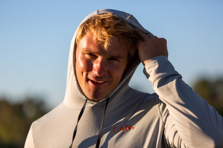 CAN. Performance Hoodie Grey and Black