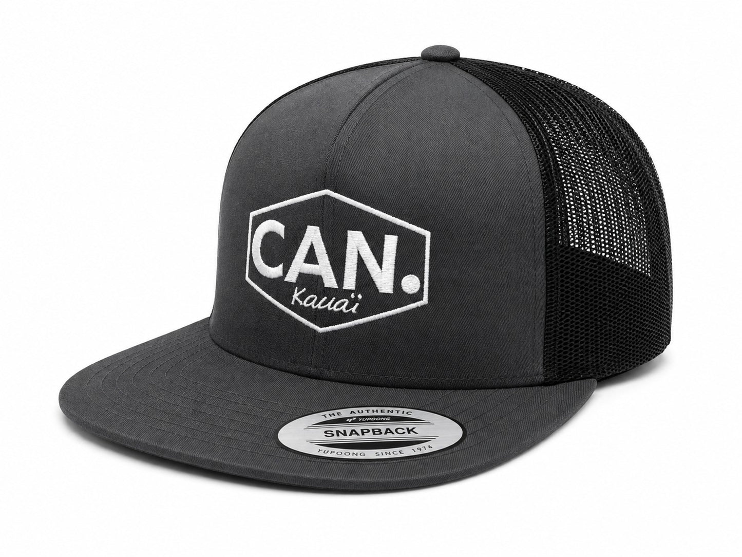 CAN. Kauaʻi Flat Bill Trucker Hat