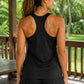 CAN. Women’s Racerback Tank | Black & Cream