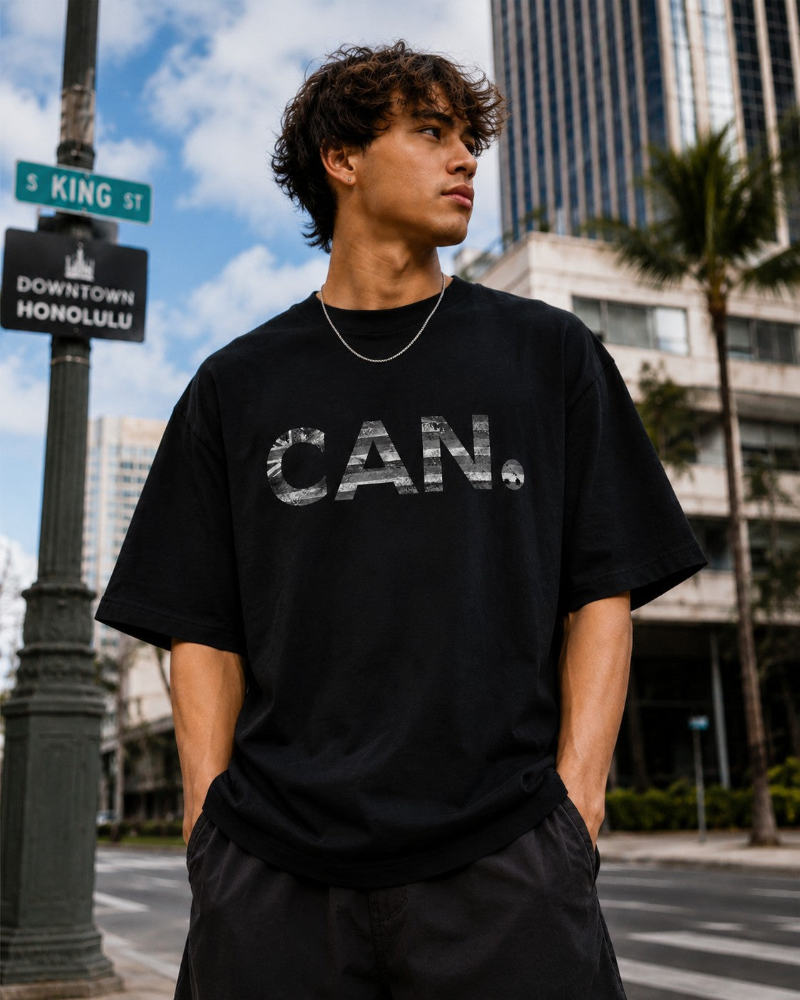 HI Black Flag Oversized Tee
