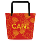 ʻŌHIʻA LEHUA Print Large Tote Bag