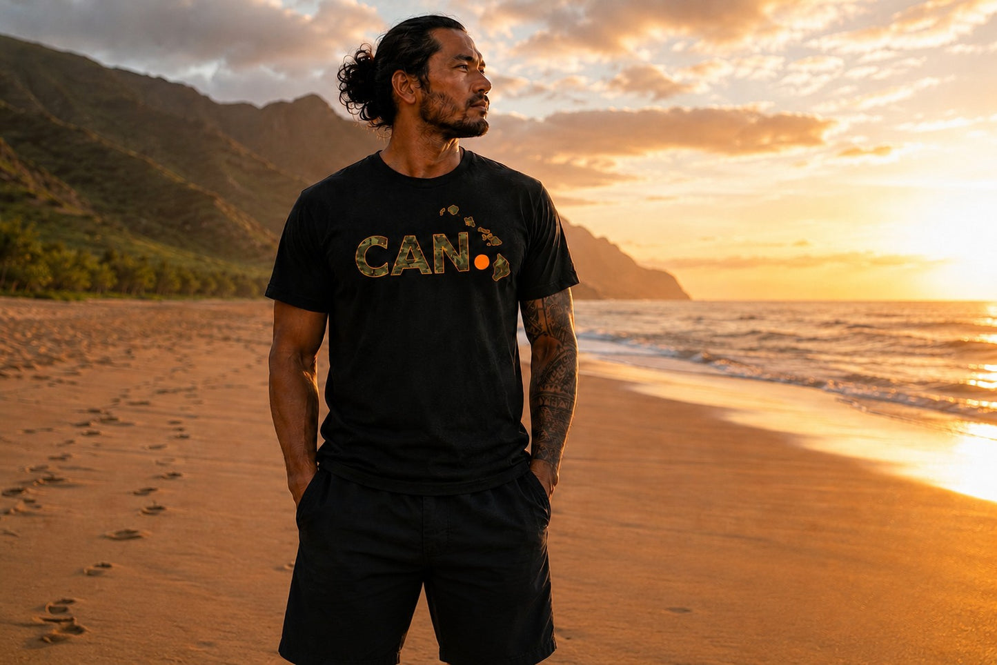 CAN. Camo Islands Tee