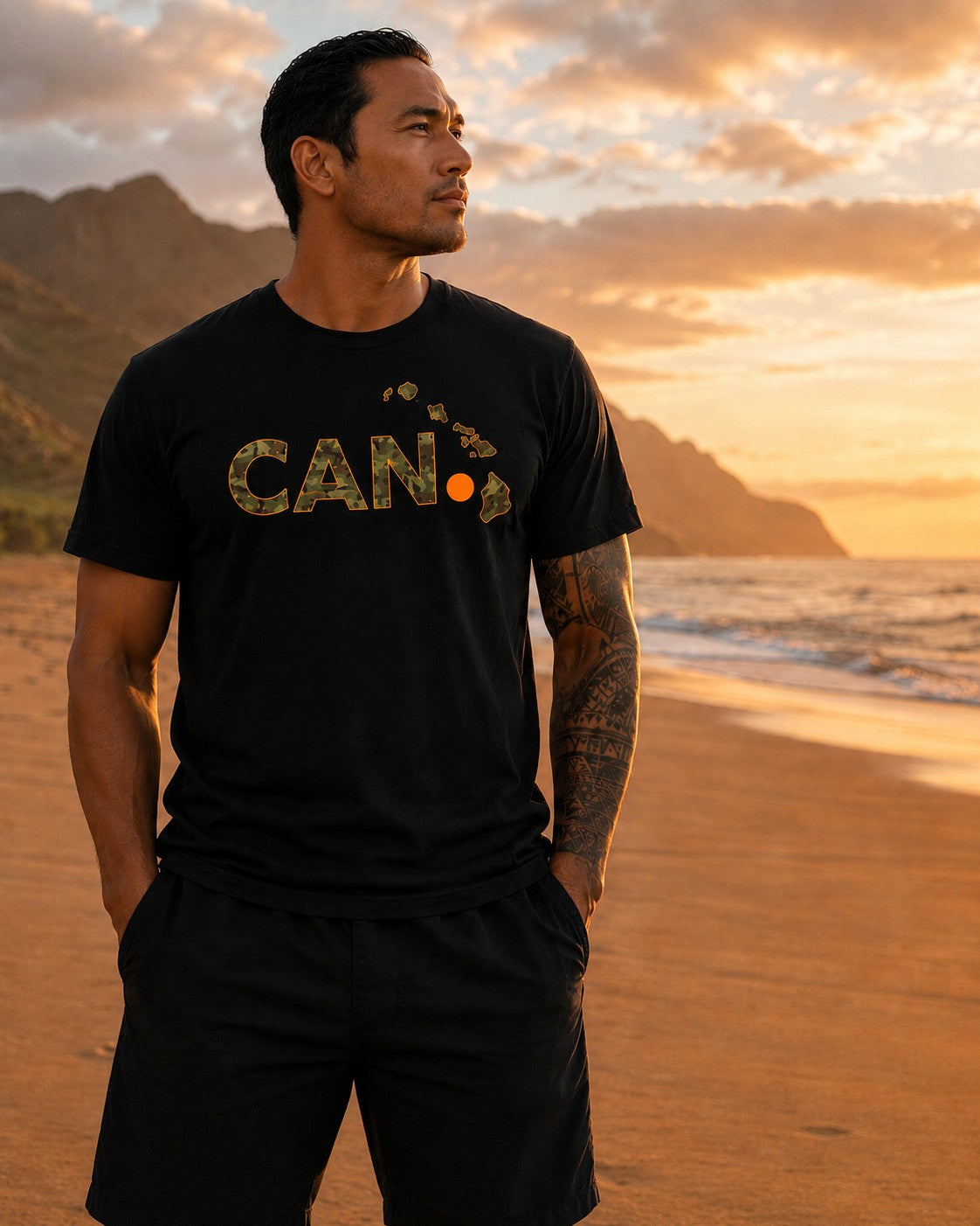 CAN. Camo Islands Tee