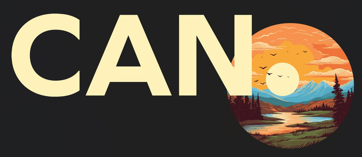 Sun Rise River t-shirt (Black, Tan, Blue)