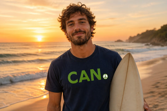 Peace CAN. Logo Tee