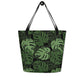 Monstera Print Large Tote Bag
