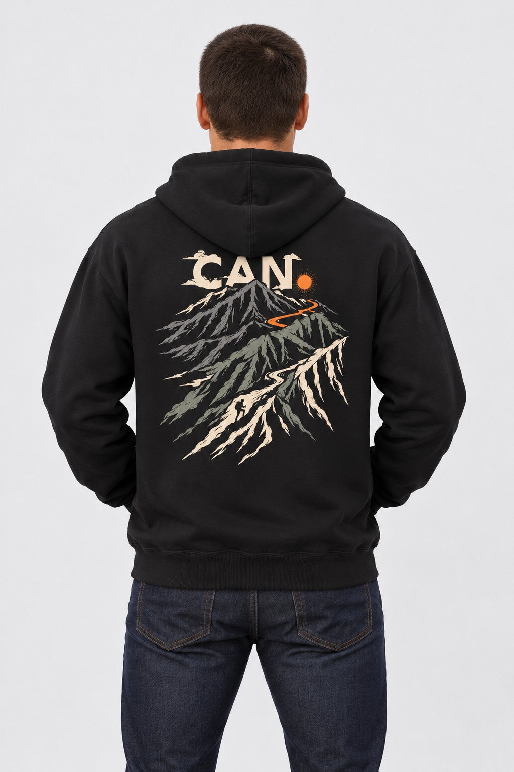 CAN. Keep Climbing Zip-Up Hoodie