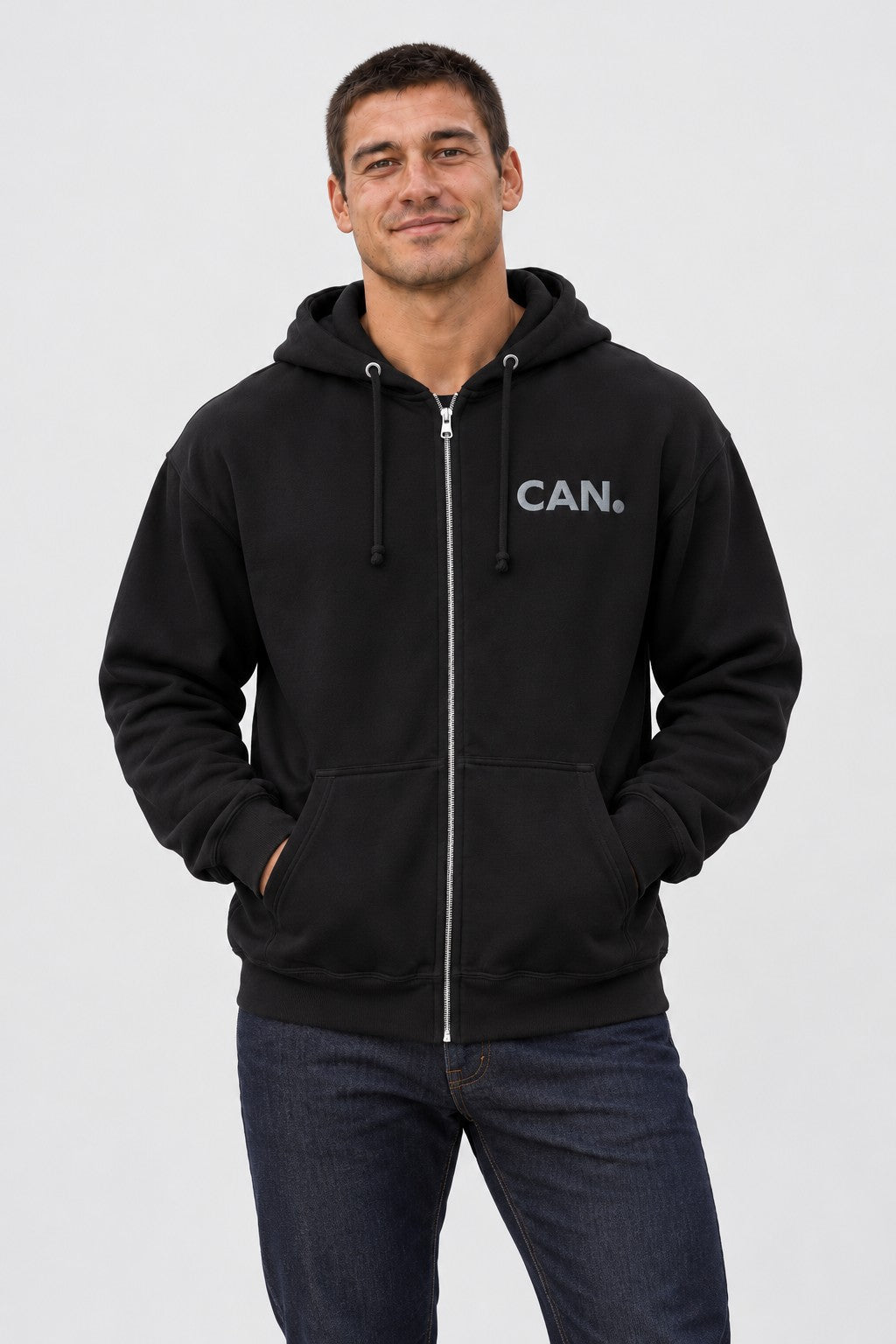CAN. Keep Climbing Zip-Up Hoodie