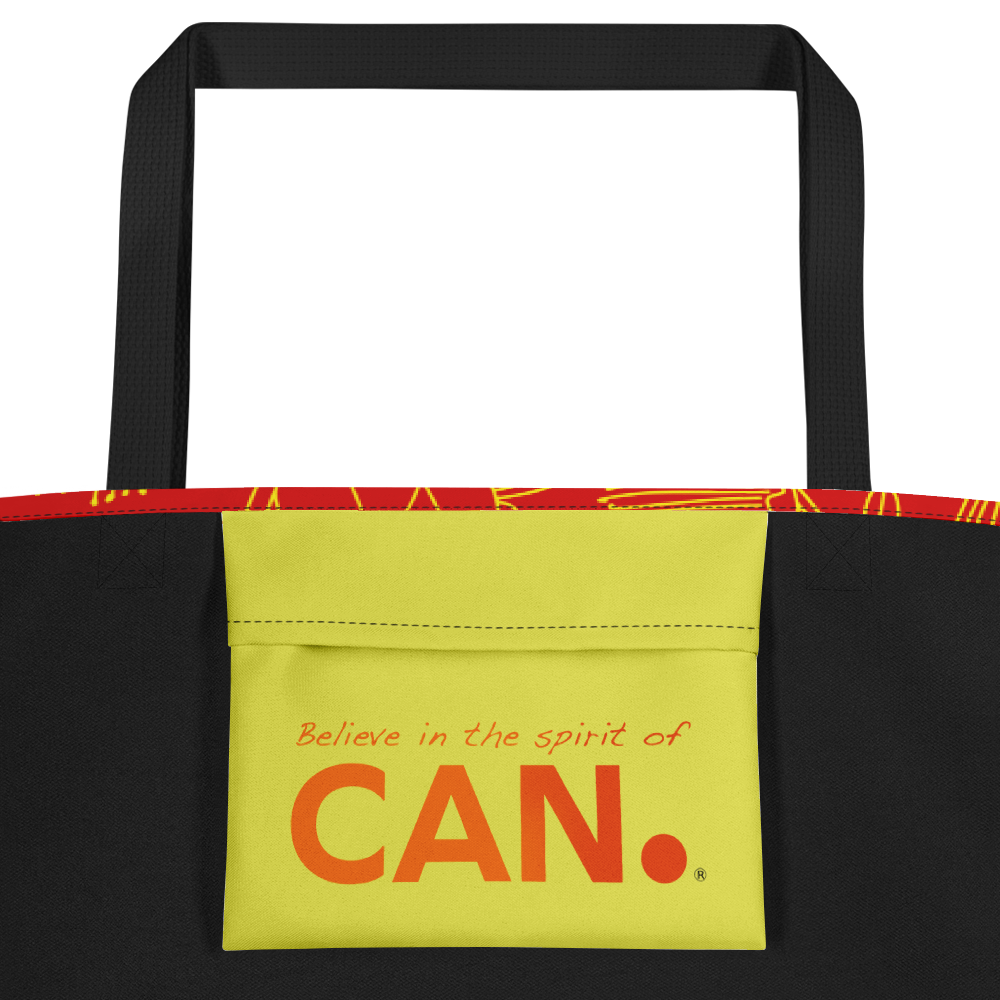 ʻŌHIʻA LEHUA Print Large Tote Bag