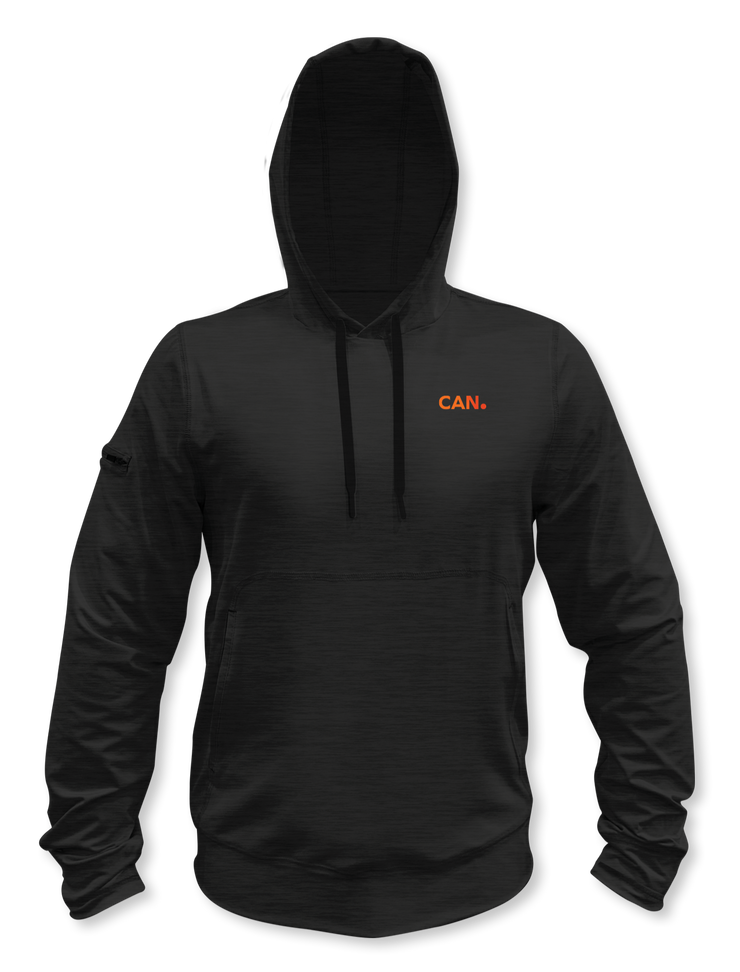 CAN. Performance Hoodie Grey and Black