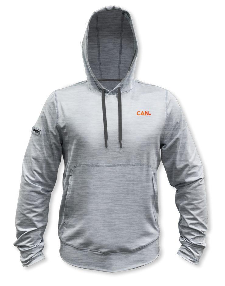 CAN. Performance Hoodie Grey and Black