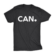 Black white CAN t-shirt