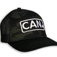 Black Camo CAN. Trucker