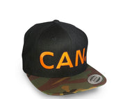 Camo / Black Camo CAN. Flat Bill Cap