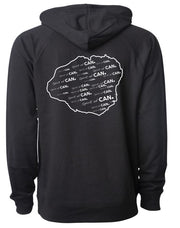 Spirit of CAN. Kauai Black Hoodie