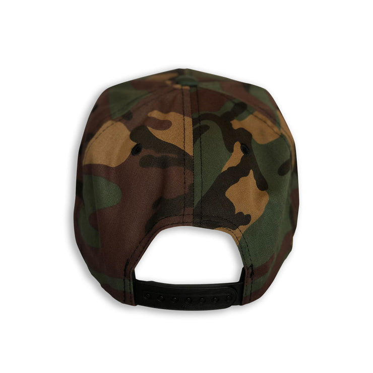 Camo / Black Camo CAN. Flat Bill Cap