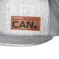 Grey Denim CAN. Snapback Cap