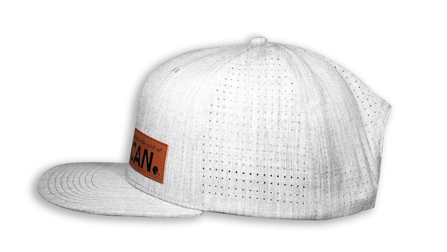 Grey Denim CAN. Snapback Cap