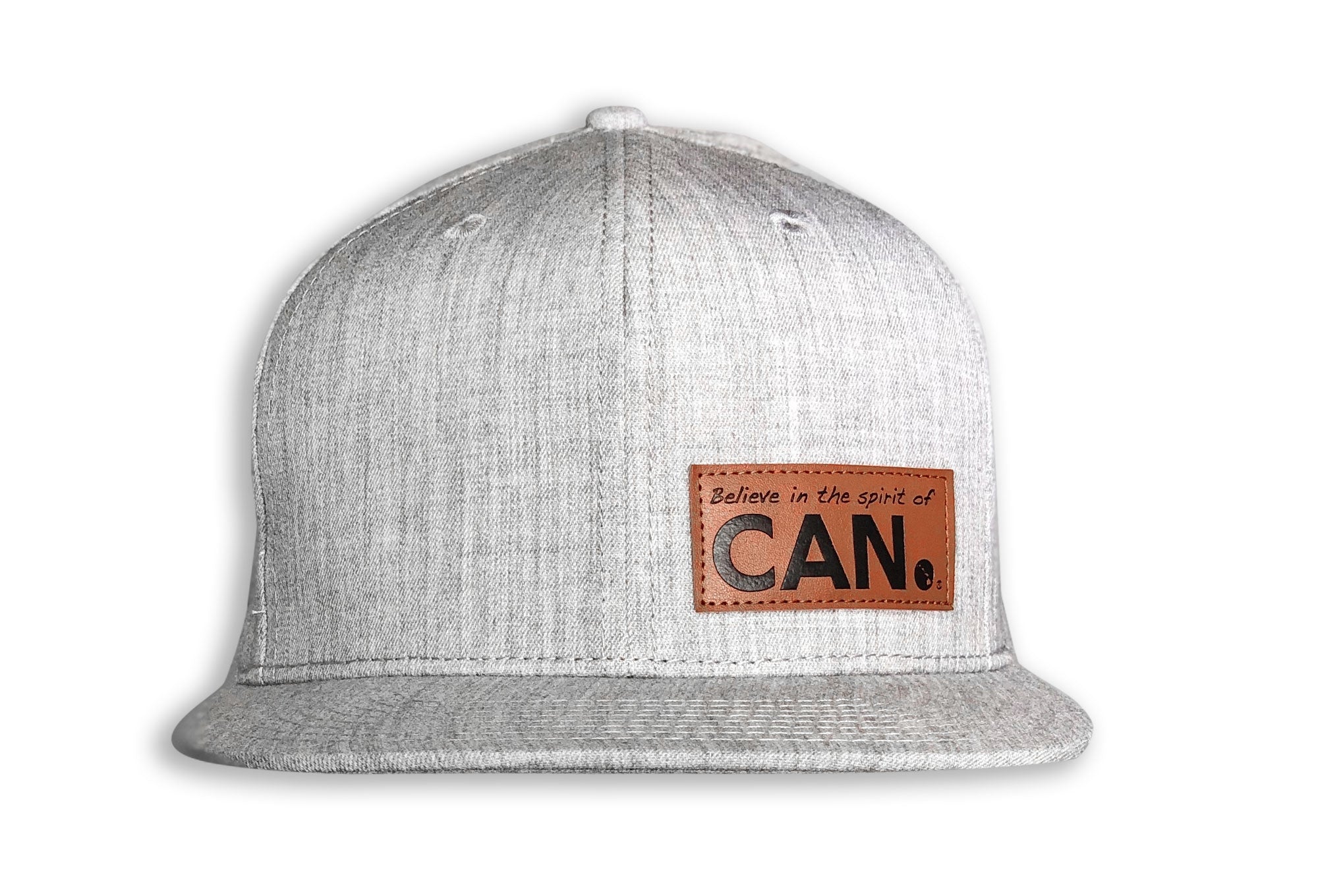 Grey Denim CAN. Snapback Cap – Spirit of CAN.