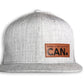 Grey Denim CAN. Snapback Cap