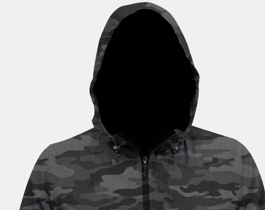 Black sales camo jacket