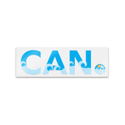 Beach CAN. Blue Sticker