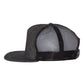 black mesh denim hat