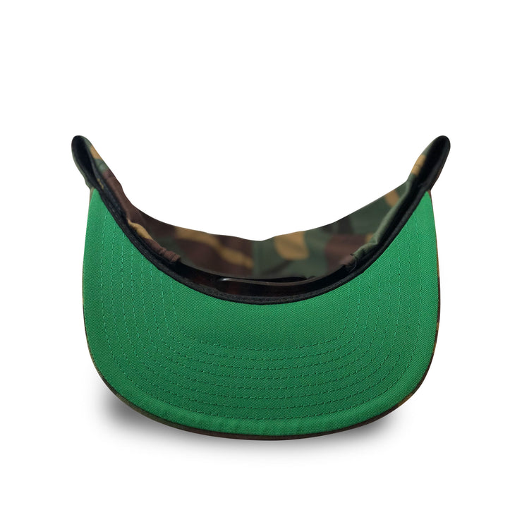 Camo / Black Camo CAN. Flat Bill Cap