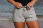 Vertical Color Stripe Beach Shorts