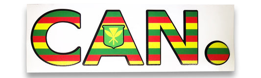 Kanaka Flag large sticker