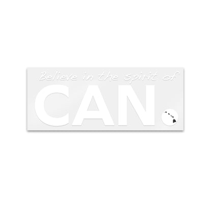 White hawaii sticker